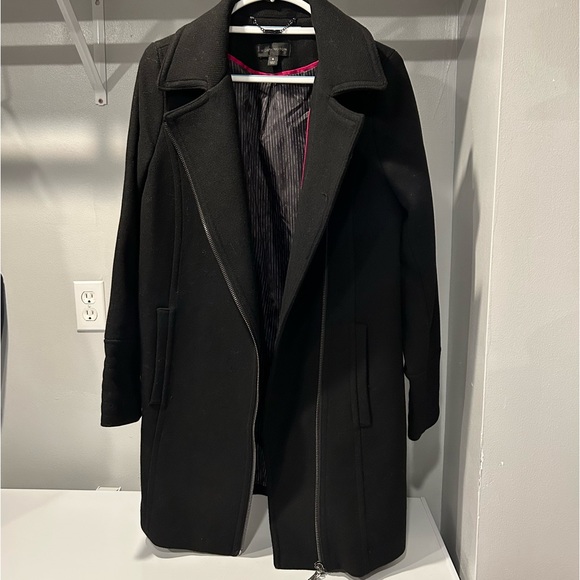 Worthington Black Wool Coat - Picture 3 of 11